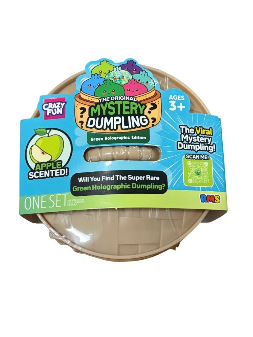 Green Holographic Edition Mystery Dumpling RMS Sealed Apple Scented